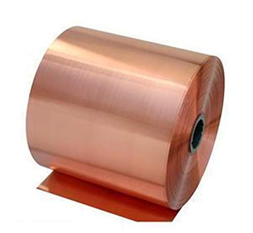 Verakee Yuhong-Platos 0.1mm 0.2mm 0.3mm 0.5mm 0.8mm 1mm Tira de Cobre Placa de Cobre Placa de Cobre Piel de Cobre Rojo Púrpura de Cobre, 1m / Lote, Alta pureza (Color : 1mm, Specification : 50mm)