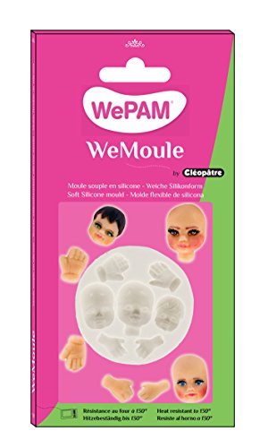 WePAM - PF00MD07 - WeMoule - Molde de silicona para moldear caras y manos