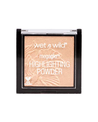 Wet n Wild - MegaGlo Highlighting Powder - Iluminador en Polvo para una Piel más Brillante y Radiante - Fórmula Sedosa, Suave y de Alta Pigmentación con un Acabado Nacarado- Precious Petals - 1 Unidad