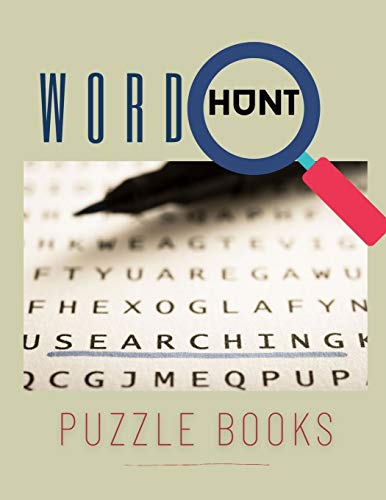 Word Hunt Puzzle Books: Brain Exercises For Dementia Adults Page a Day Calendar Puzzle, Riddles And Brain Teasers For Kids And Family, Good Times Easy Puzzles And Brain Games Challenge Xtreme