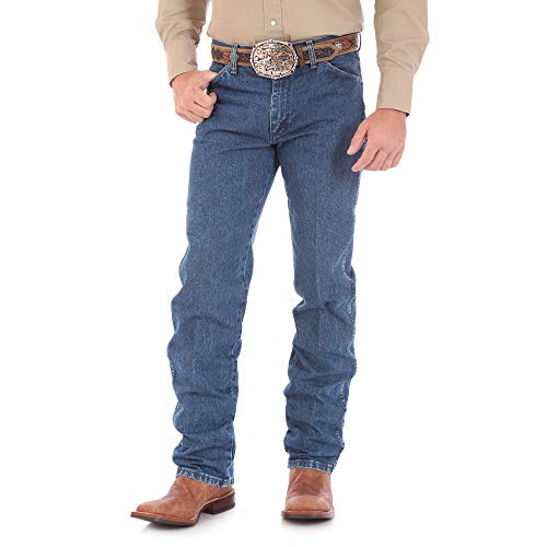 Wrangler Cowboy Cut Original Fit Jeans, Stonewashed, 48W x 32L para Hombre