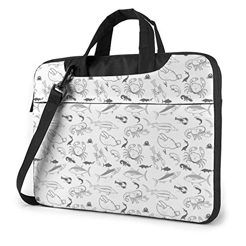 XCNGG Bolso de hombro Computer Bag Laptop Bag, Lobster Leave Business Briefcase Protective Bag Cover for Ultrabook, MacBook, Asus, Samsung, Sony, Notebook 15.6 inch