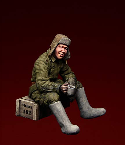 XINGCHANG Kit de Modelo de Figura de Resina 1/35 132 Figuras de Soldado Ruso One sin ensamblar sin Pintar