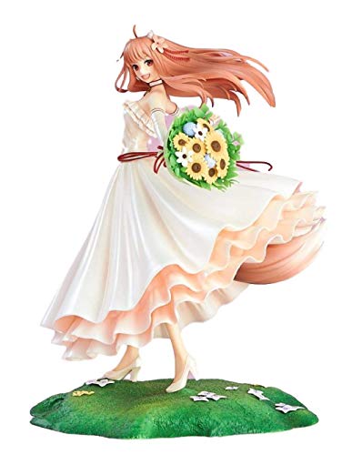 ymdmds El 10º Aniversario del héroe y el Vestido de Novia de la Especia Ver.Lindo Lobo 1/8 Caja 24cm Escultura Regalo Modelo Ilustraciones Anime