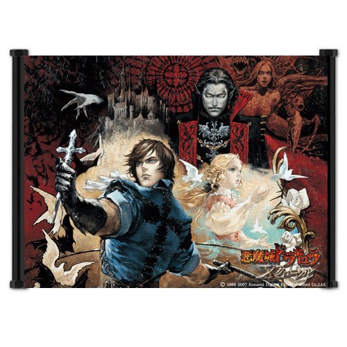 Yutirerly Castlevania: The Dracula X Chronicles Game Fabric Wall Scroll Poster (21"x16") Inches
