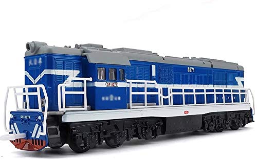 zeyujie Fuxing Dongfeng Modelo de Tren Diesel Juguete de la aleación de simulación Locomotora eléctrica de Sonido y luz de la Pista Locomotora de Vapor del Tren de aleación Modelo de Locomotora Pista