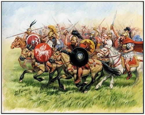 Zvezda 8038 – Age of Battles Table Top, Caballería Romano