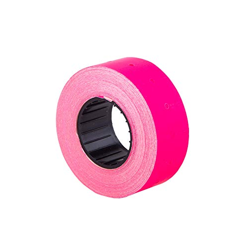 (10 rollos) rosa 21 x 12 mm Papel de color Etiqueta adhesiva Precio Pistola Etiquetas de marcador de precios MX-5500