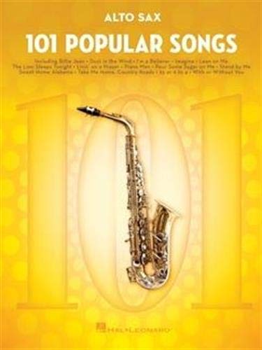 101 Popular Songs: For Alto Sax (Instrumental Folio)