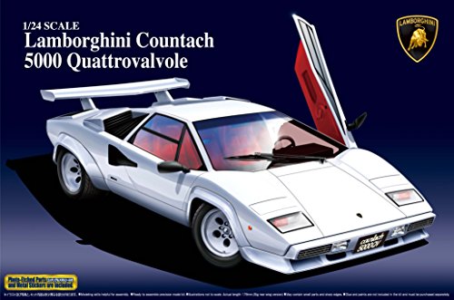 1/24 superdeportivo Lamborghini Countach No.02 5000QV (Jap?n importaci?n / El paquete y el manual est?n escritos en japon?s)