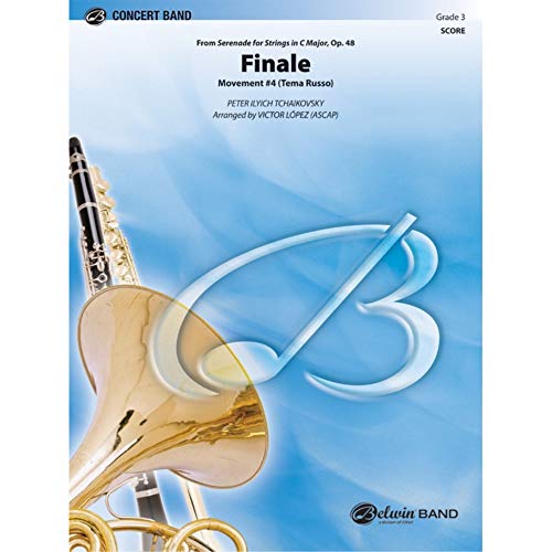Alfred 00-30798 Finale de Serenata para cuerdas en Do Mayor-Op. 48 - Movimiento no.4-Terma Russo - Music Book
