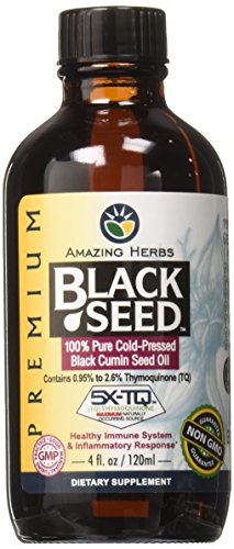 AMAZING HERBS - Premium Black Seed Oil - 4 fl. oz. (120 mL)