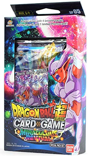 Bandai BCLDBSP1176 Dragon Ball Super Card Game: Paquete Especial Set-Miraculous Revival