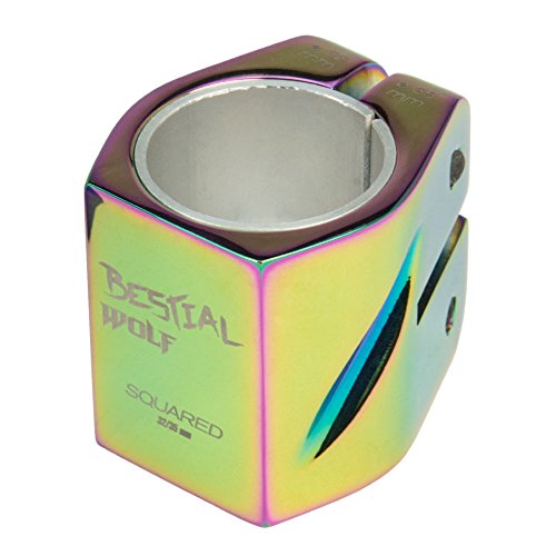 Bestial Wolf Nuevo Clamp 2 Tornillos Squaredrainbow, Color Rainbow, 32-35 mm