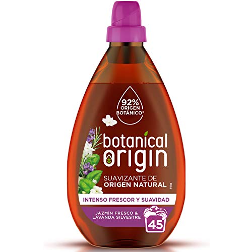 Botanical Origin Suavizante para ropa ecológico apto para pieles sensibles, Fragancia Jazmín Fresco y Lavanda Silvestre - 45 lavados