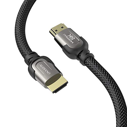 Cable HDMI de 8 K, certificado Lcueguk, 8 K HDMI 2.1, 8 K, alta velocidad de 48 Gb/s, 8 K a 60 Hz, 7680P Dolby Vision, HDCP 2.2, 4: 4: 4 HDR, compatible con eARC con Apple TV, Samsung QLED-3 metros