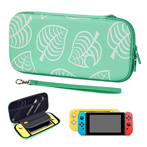 Carry Case for Switch, Slim Protective Case for Switch with 10 Game Card Slots, Portable Shockproof PU Hard Cover Storage Bag Travel Case for Switch & Accessories