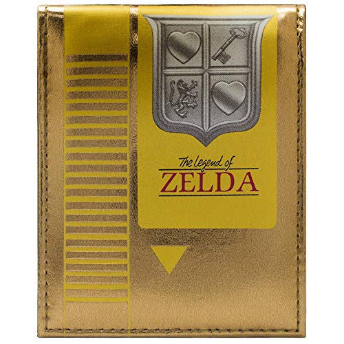 Cartera de Legend of Zelda Cartucho retro NES Oro