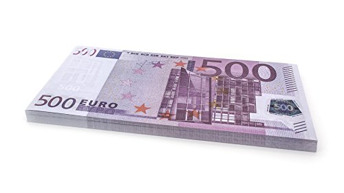 Cashbricks® 75 x €500 Euro Dinero de Juguete (ampliados al 125% del tamaño Original)