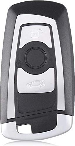 Cguard Carcasa de llave inteligente de 3 botones para BMW series 1, 3, 4, 5, 6, 7, X1, X3, X5, X6, Z1, Z3, Z4 y Serie F.