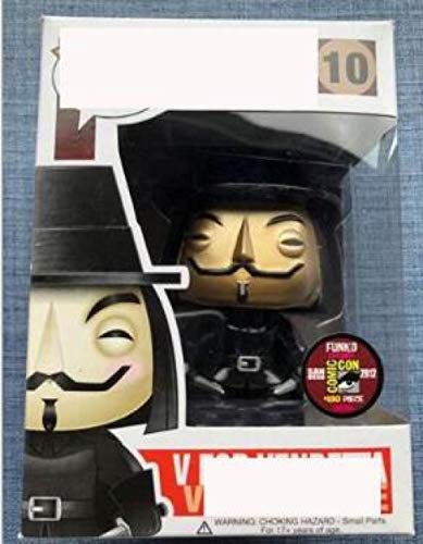 cheaaff Funko Pop V para Vendetta 10# PVC Figura de acción Juguetes de Modelos coleccionables para niños Regalo de cumpleaños-10 B