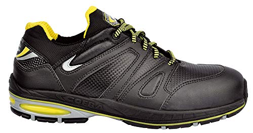 Cofra 19160-001 - Zapatos de seguridad s1p src rapidez nuevo trotar, transpirable, tamaño 41, negro,