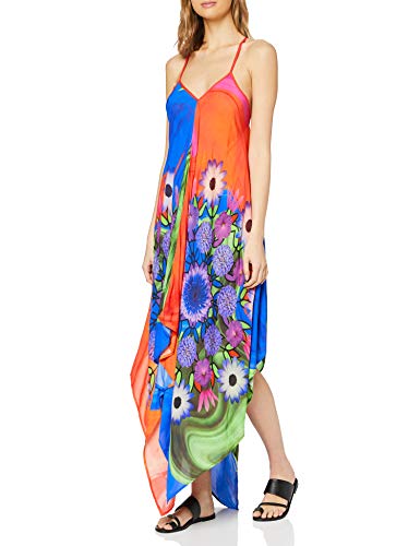 Desigual Vest_Roseau Vestido, Multicolor (Tutti Fruti 9019), Large para Mujer