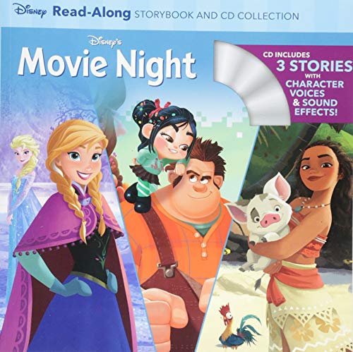 Disney's Movie Night Read-Along Storybook and CD Collection: 3-In-1 Feature Animation Bind-Up (Disney Read-Along Storybook and CD Collection)