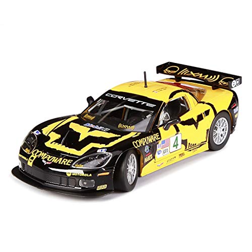 Dongyd Modelo de coche 1:24 simulación Die Casting Corvette Racing Modelo Decoración, Aleación Cuerpo Regalo Juguete