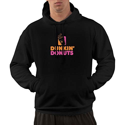 Dunkin Donuts - Sudadera con capucha y bolsillos para hombre