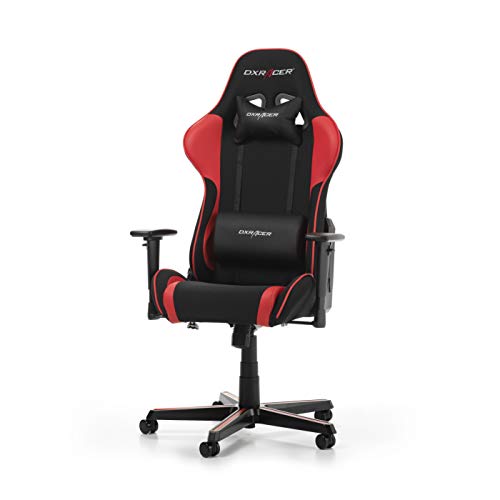 DX RACER Formula F11 Gaming Chair, Black/Red, Tela, Negro/Rojo, 85.5 x 69.7 x 35.2 cm