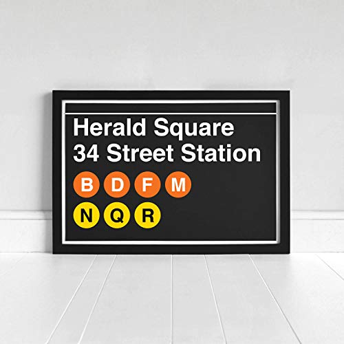 Eden533ope Herald Square 34 Street Station - Póster del Metro de Nueva York