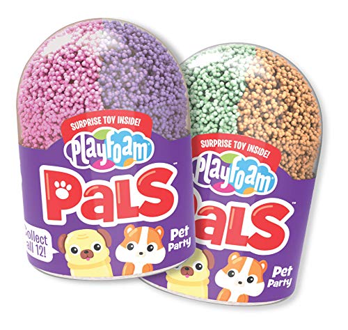 Espuma de Juegos con figuritas de los Amigos Playfoam Pals Pet Party (Serie 2 - Pack de 2)