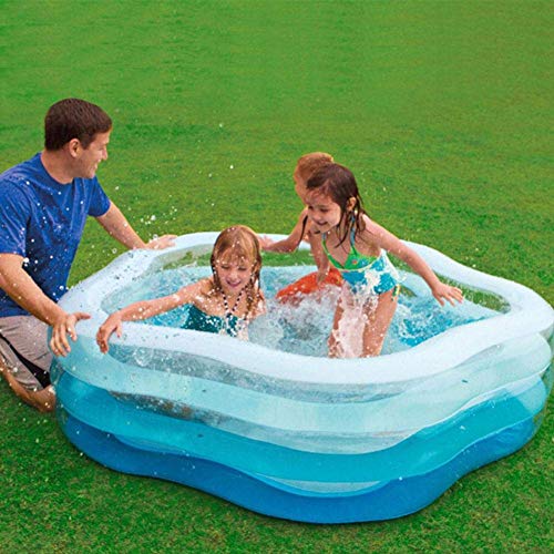 FENGLI Piscina para niños, piscina inflable gigante familiar para niños y adultos, interior y exterior, jardín, patio trasero, varios modelos (color: #005)
