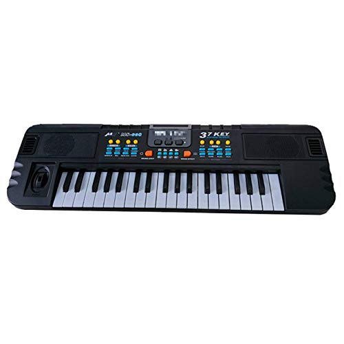 FFCVTDXIA Teclado pianoelectrónico Piano 37 Llaves Multifuncional órgano electrónico Instrumento Musical Juguete con micrófono para niños principiantesportabledemogsgirls zhihao