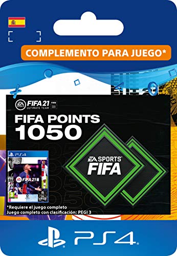 FIFA 21 Ultimate Team 1050 FIFA Points | Código de descarga PS4 (incl. upgrade gratuita a PS5) - Cuenta española