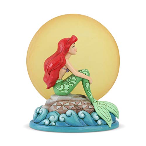 Figura de Ariel de la Sirenita, Disney Traditions, Resina, Multicolor, 16.5x9.4x19.1, por Jim Shore. Enesco