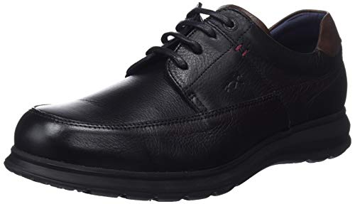 Fluchos Blazer, Zapatos de Cordones Derby para Hombre, Negro (Salvate Negro Brandy Negro), 40 EU