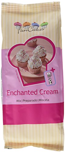 FunCakes Preparado para Enchanted Cream, Relleno o Frosting Ligero, Esponjoso y Blanco con Sabor Suave a Vainilla, 450g