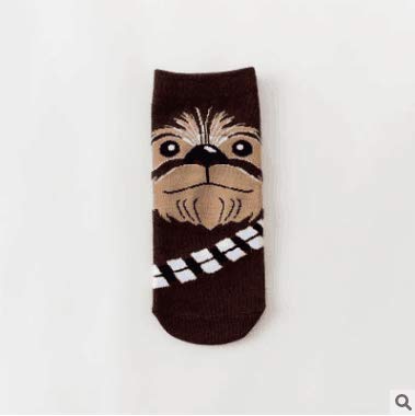 GEDE Fashion Star Wars Movie Stockings Master Cosplay Calcetines Cortos Jedi Knight Calcetines Tobilleros de Mujer para Hombre 3 Pares, 2