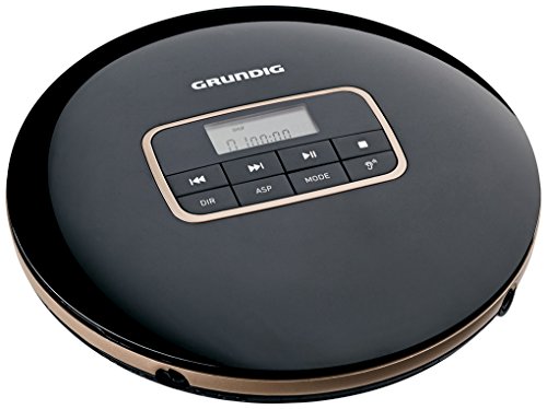 Grundig GCDP 8000 Portable CD Player Negro, Plata - Unidad de CD (12 h, MP3,WMA, 20 - 20000 Hz, Portable CD Player, Negro, Plata, 40 s)