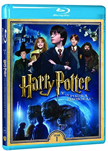 Harry Potter Y La Piedra Filosofal. Nueva Carátula Blu-Ray [Blu-ray]