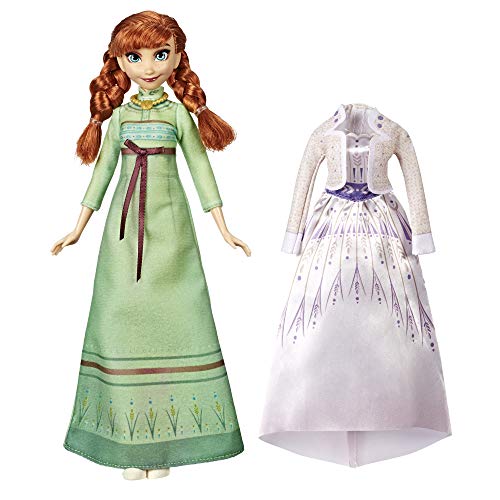 Hasbro Disney Frozen 2 Fashion + Extra vestido Anna, multicolor, E6908ES0 , color/modelo surtido