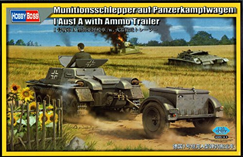 Hobby Boss 80146 – Maqueta de munición schlepper sobre Panzer I ausf a with Ammo Trailer