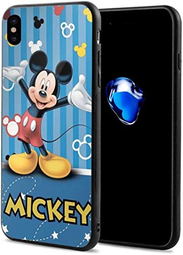 iPhone X Case - Blue Mickey Mouse Phone Case Compatible with iPhone XS/iPhone X New Year 2021