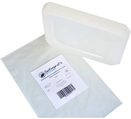 Jabón base de glicerina, transparente (libre de SLS) (1kg transparente)