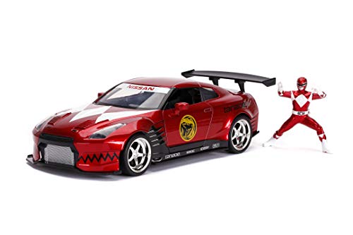 Jada Toys 253255025 Nissan GT-R R35 2009 - Coche de Juguete con Puertas Abiertas (Escala 1:24), Color Rojo