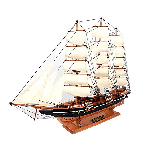 JHSHENGSHI Modelo de Barco Modelo de velero Militar, Modelo de velero de Madera Cutty Sark, decoración del hogar y Regalos, 31,5 x 23,6 Pulgadas para Regalo
