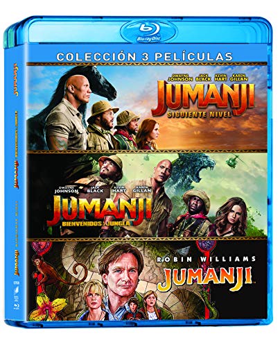 Jumanji: 1995 + Bienvenidos a la Jungla + El Siguiente Nivel (BD) [Blu-ray]