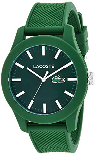 Lacoste 2010763 - Reloj analógico de pulsera para hombre, correa de silicona